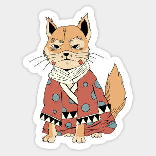 Shiba Japanese Style Sticker